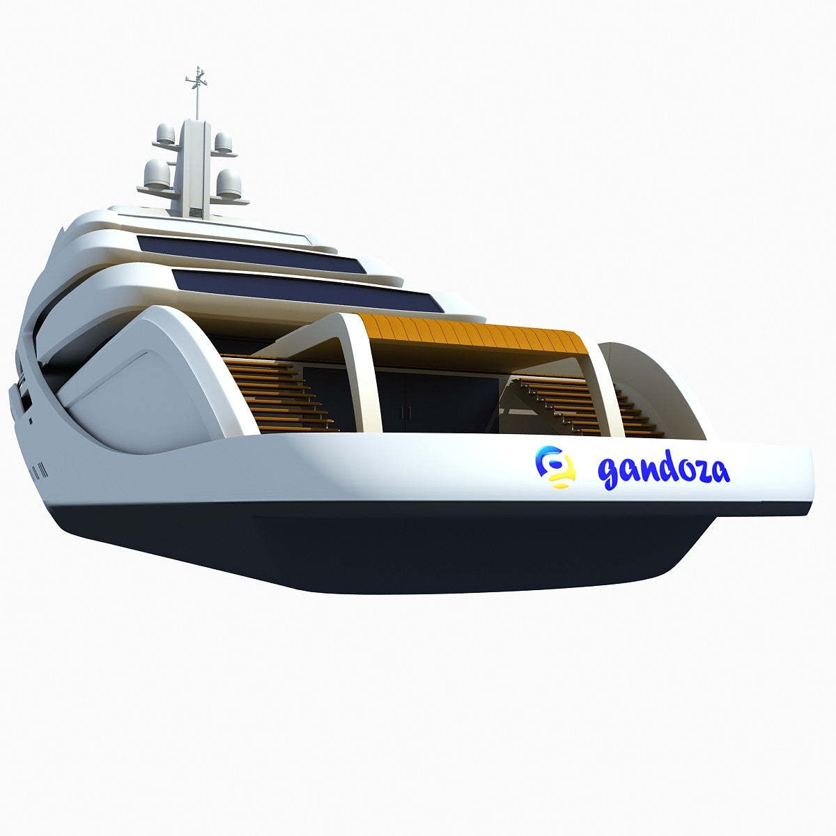 Concept Yacht 3D Model