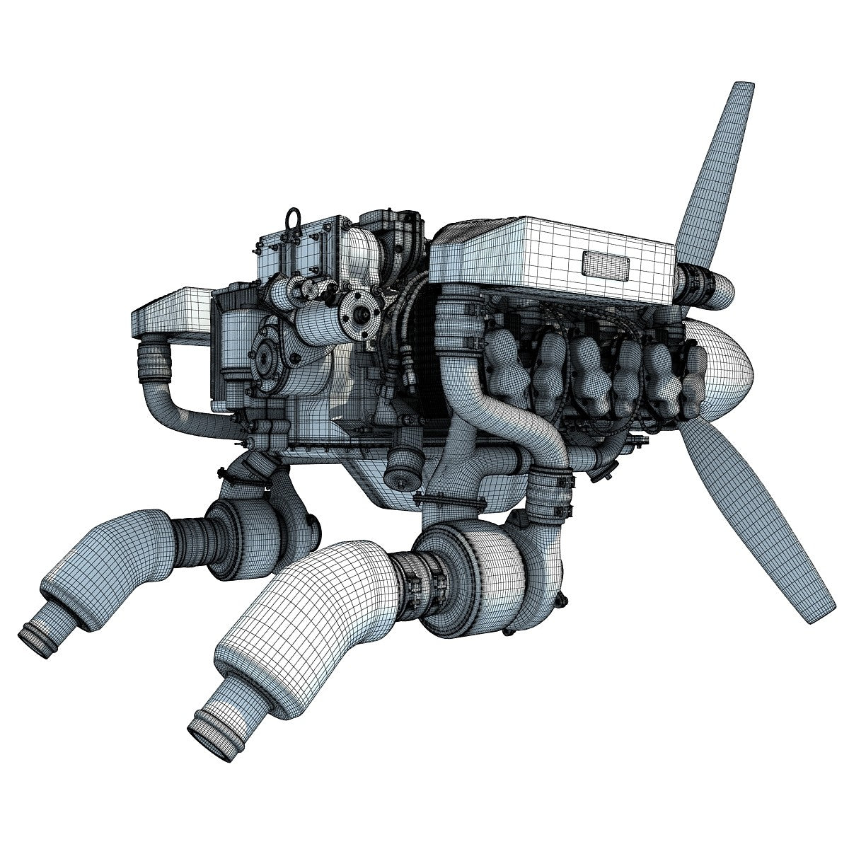 Aircraft Engine 3D Models