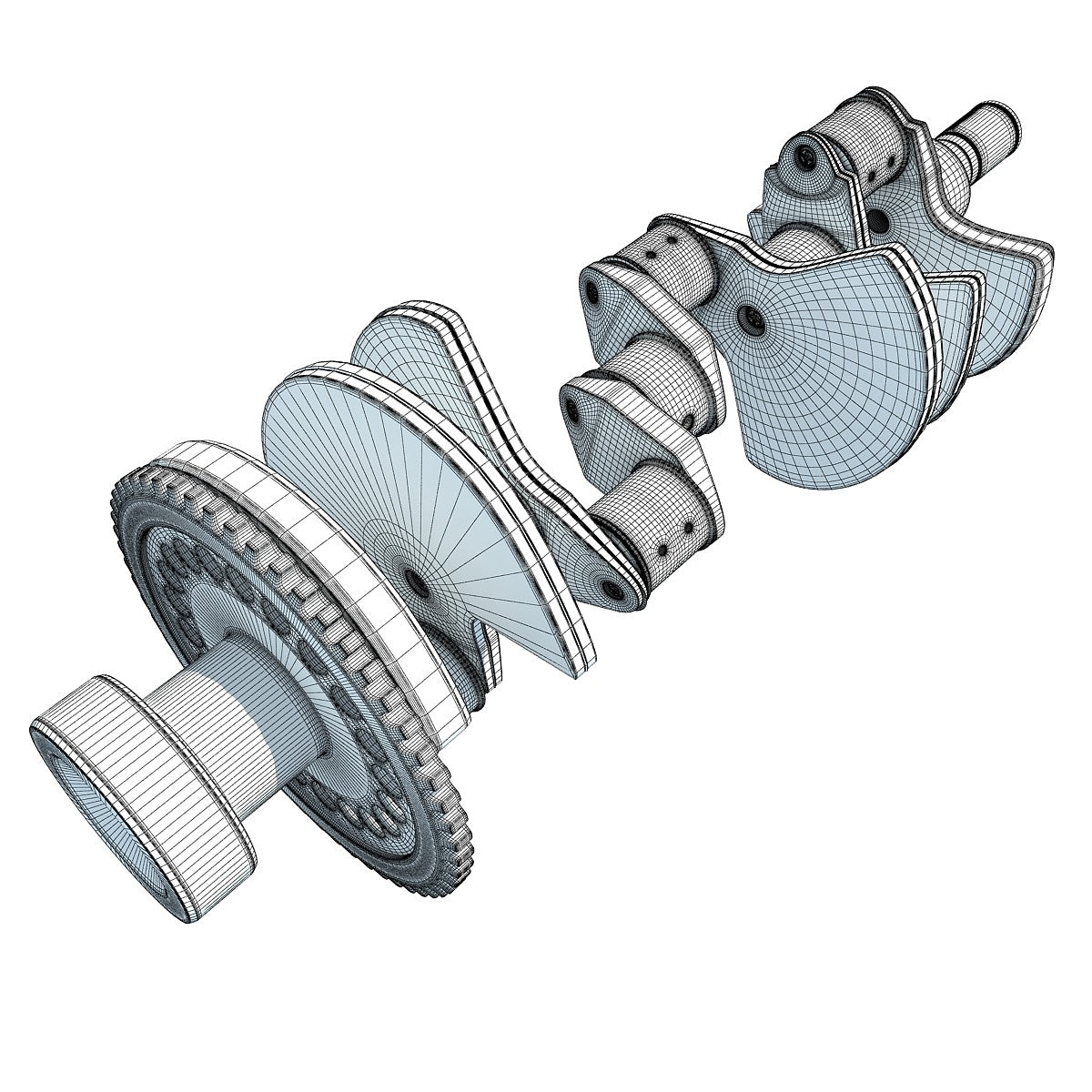 Crankshaft 3D Model