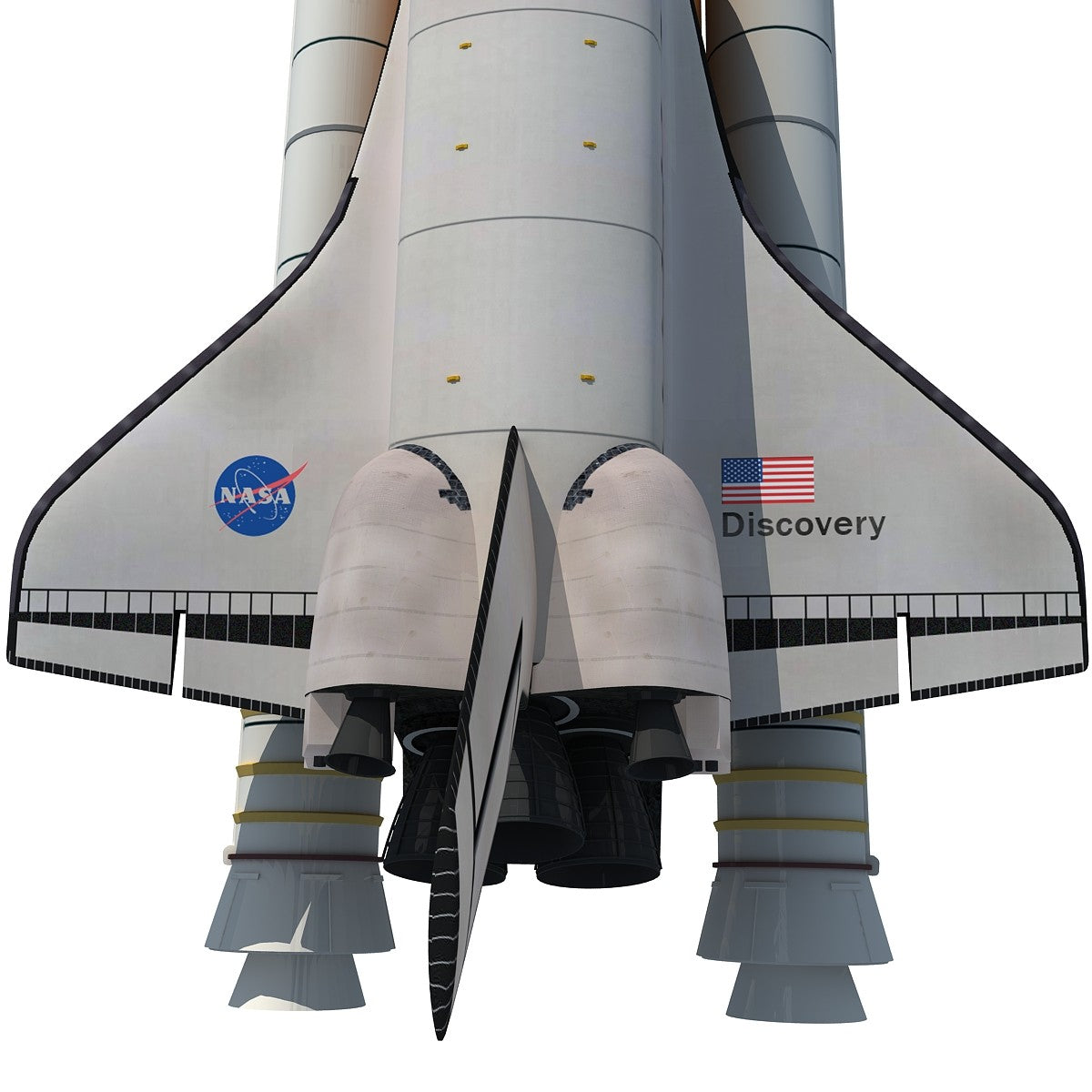 Nasa Space Shuttle Side View