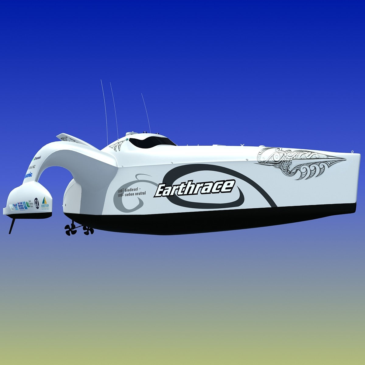 Earthrace Boat 3D Model