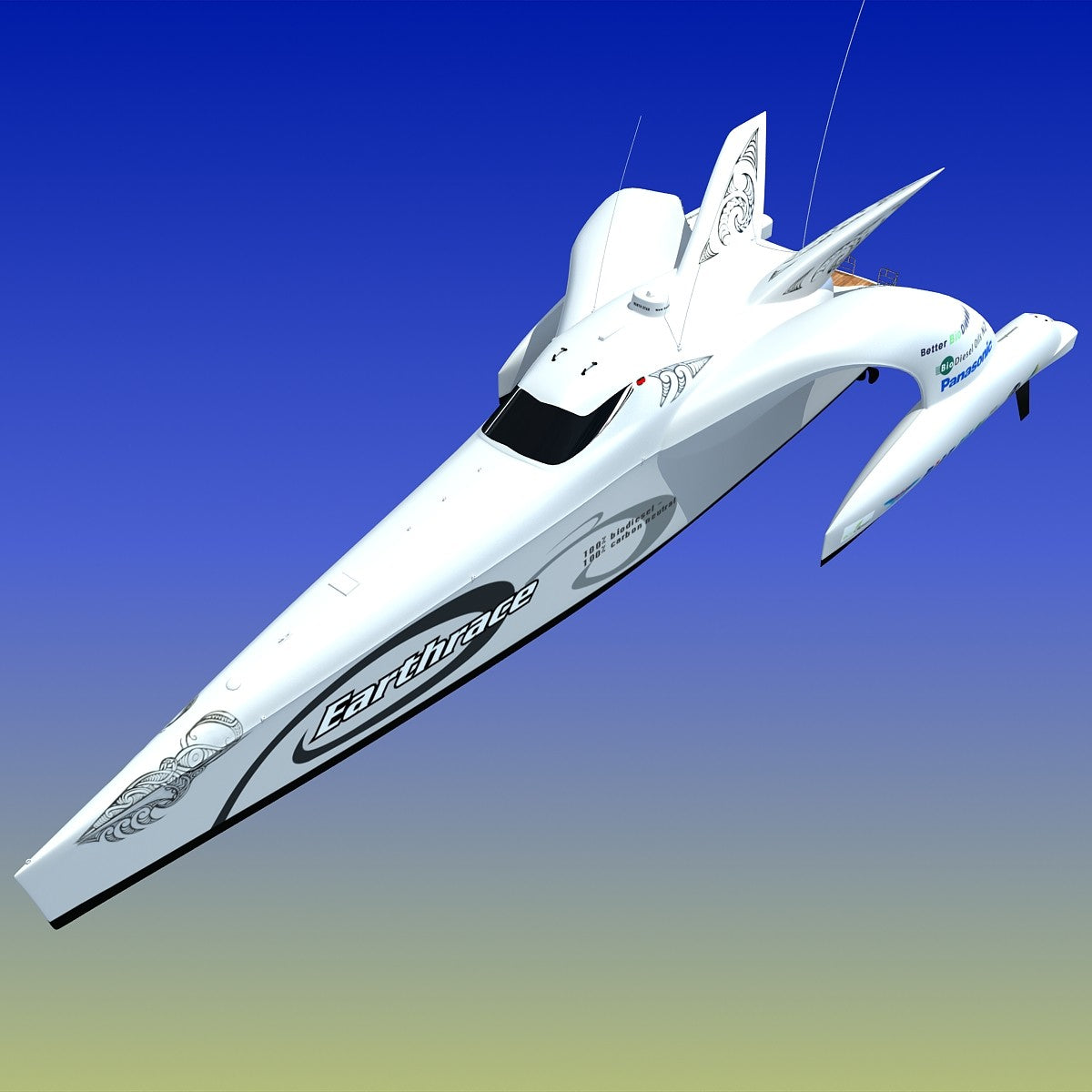 Earthrace Boat 3D Model