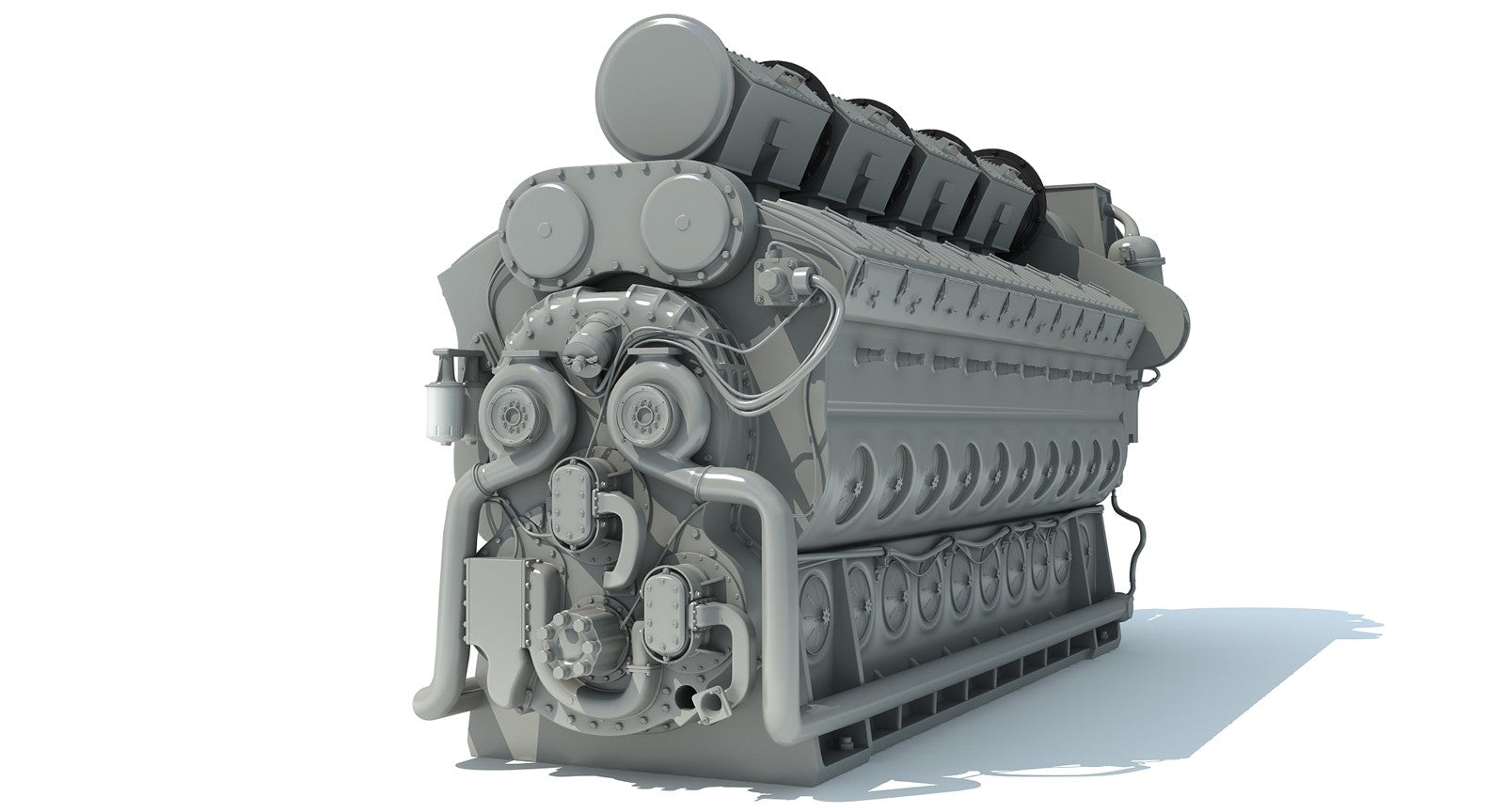 EMD Engine 3D Model