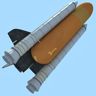 Endeavour Space Shuttle 3D Model