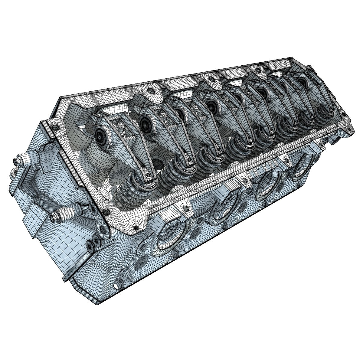 Engine Fuel System 3D Model