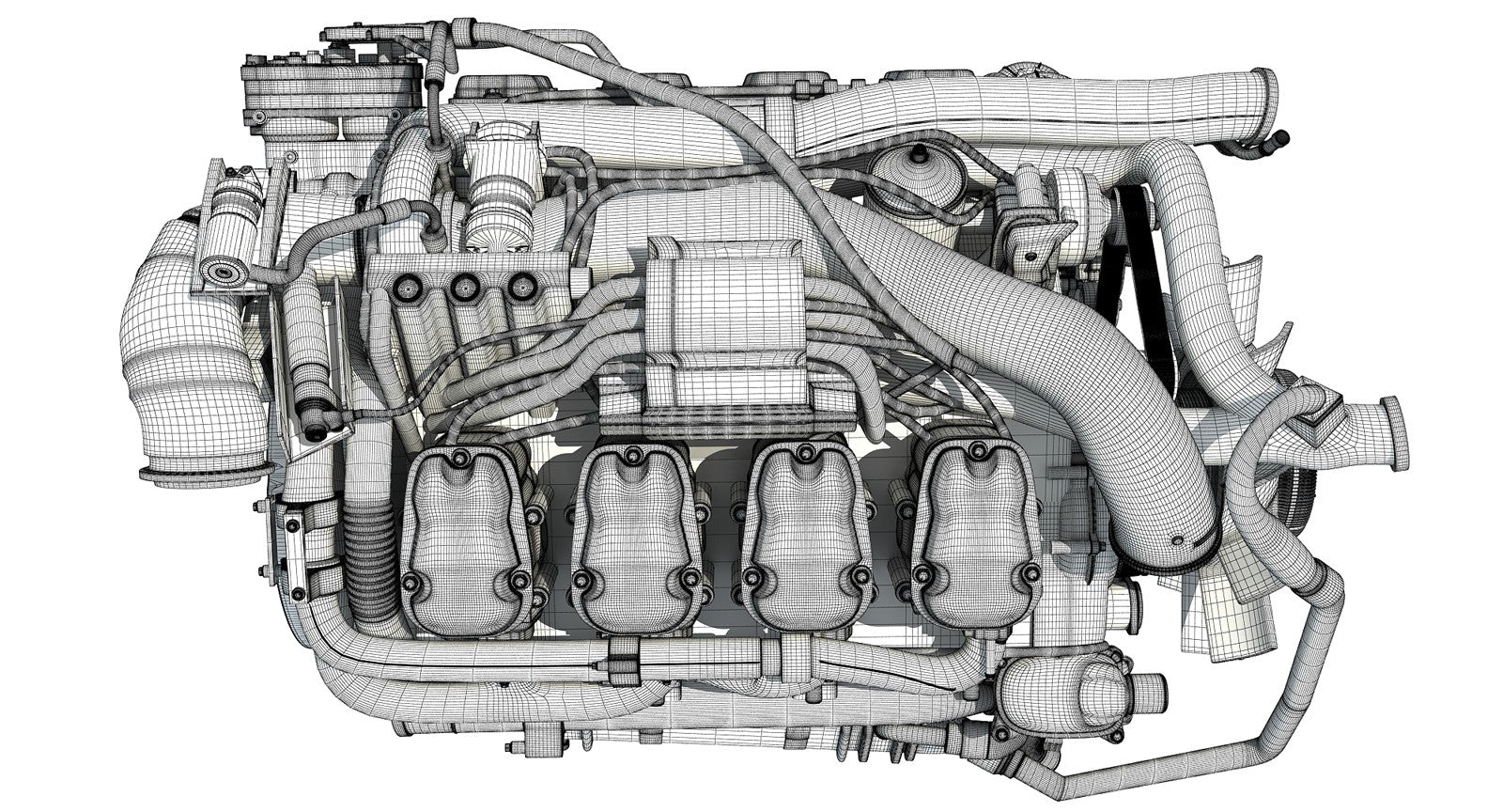 Diesel Engine 3D Models