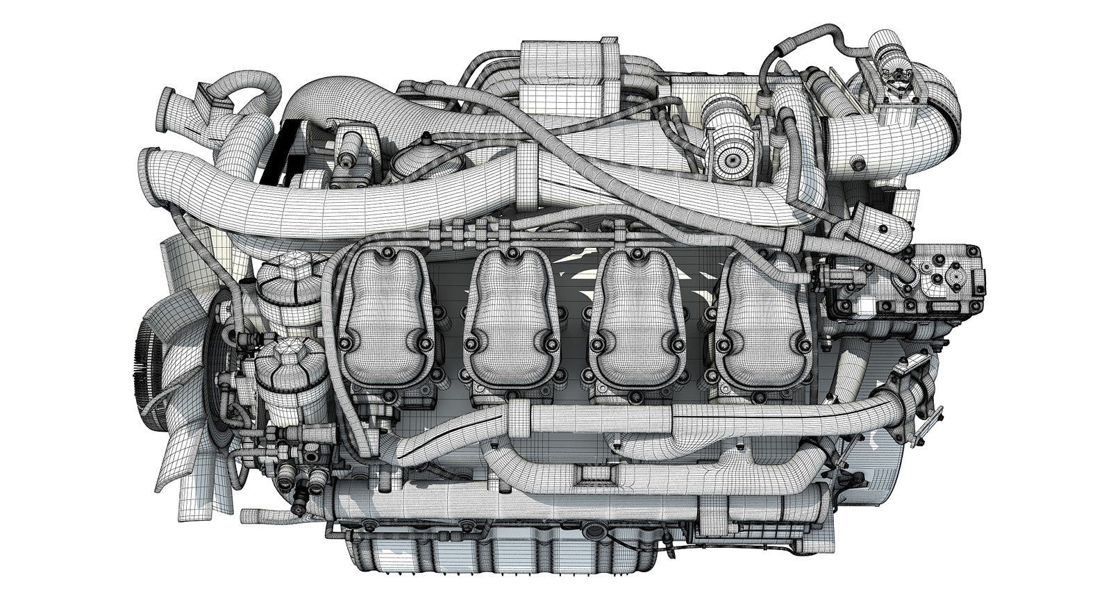 Diesel Engine 3D Models