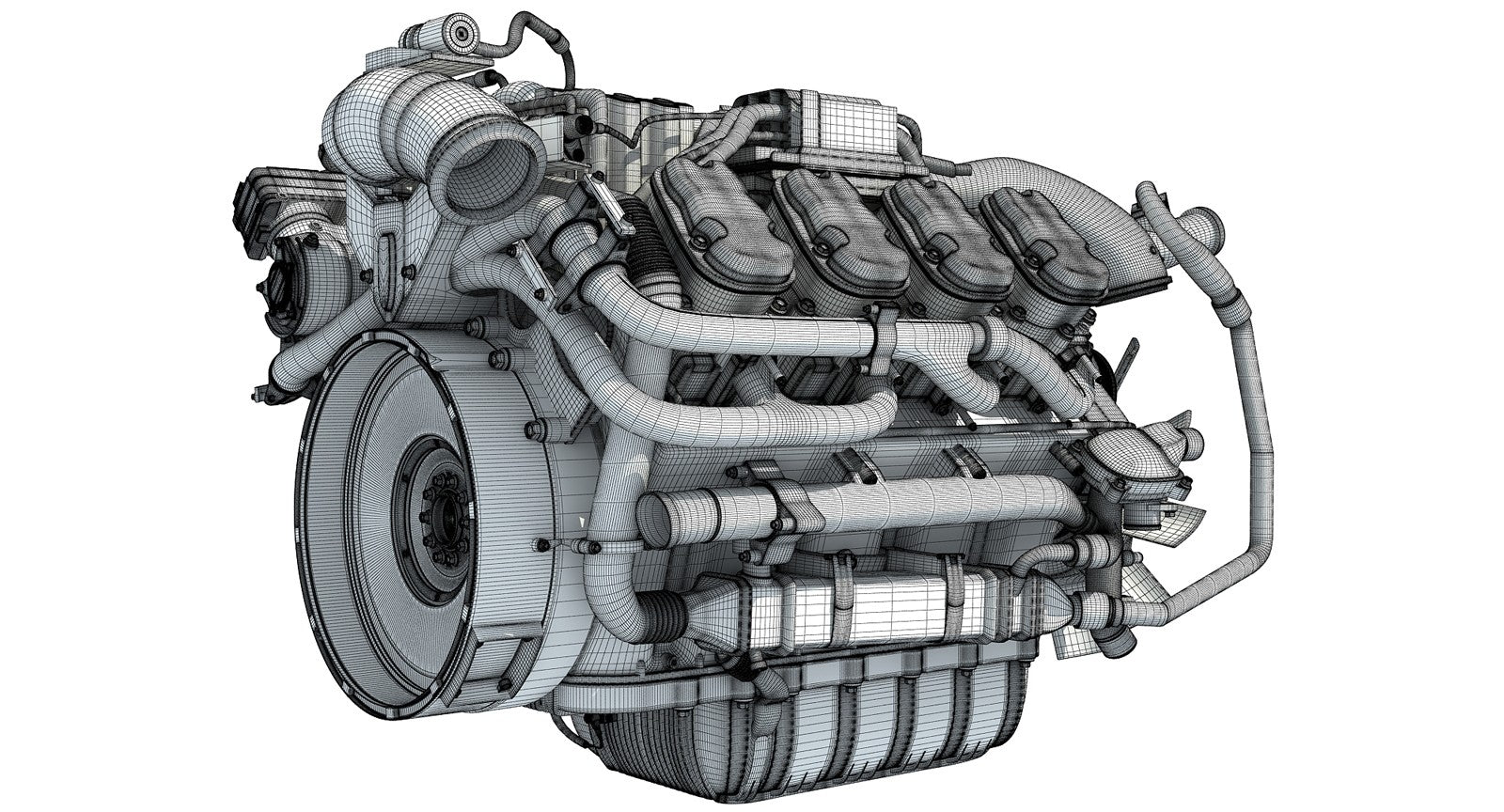 Diesel Engine 3D Models