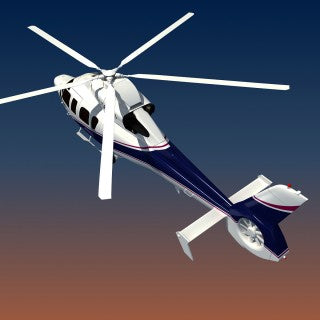 Eurocopter Helicopter 3D Model