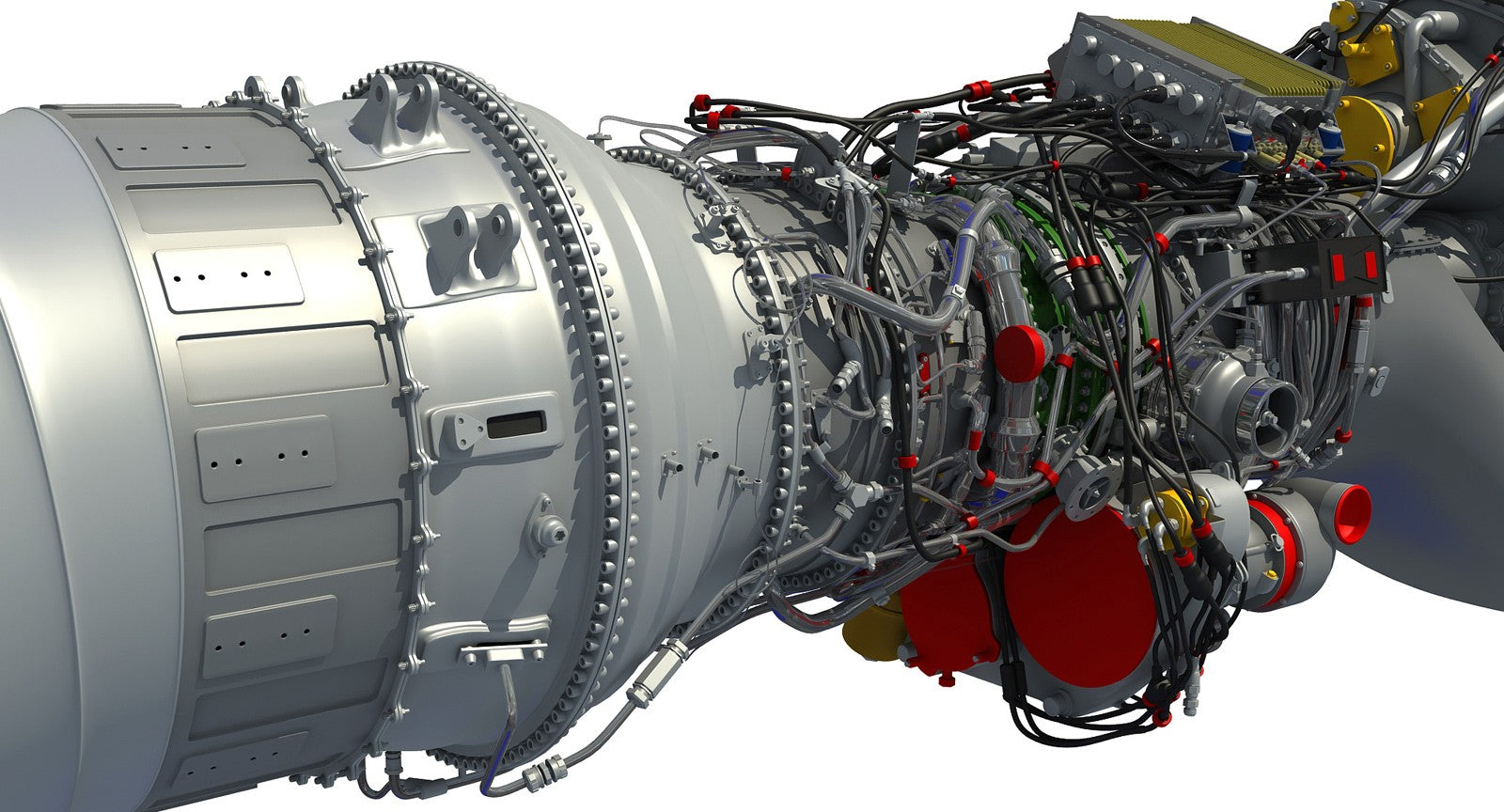 Europrop TP400-D6 Engine 3D Model