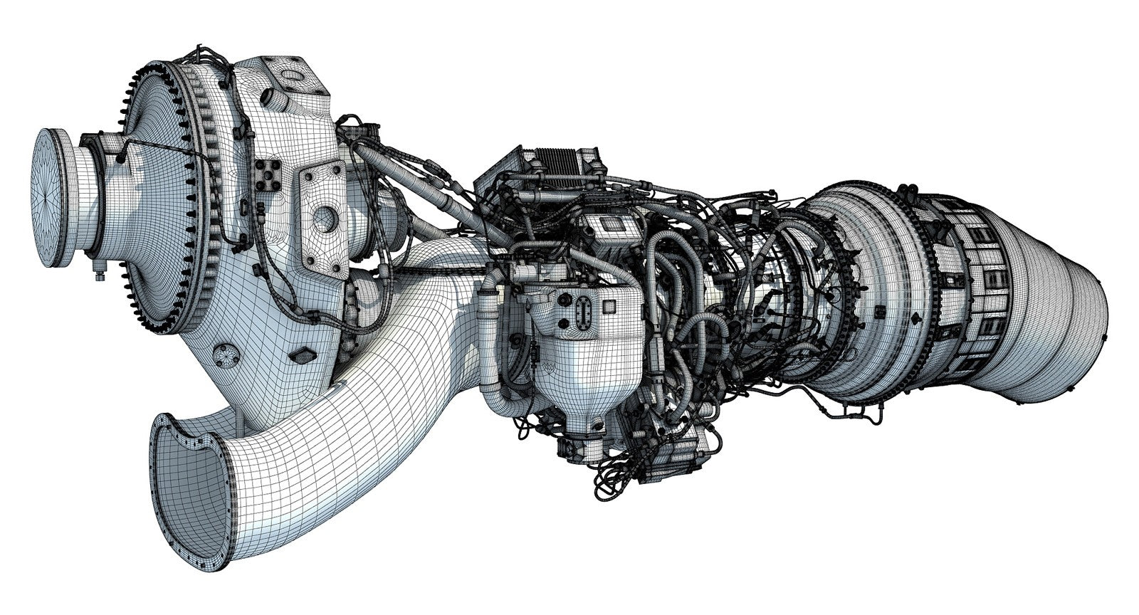 Europrop TP400-D6 Engine 3D Model