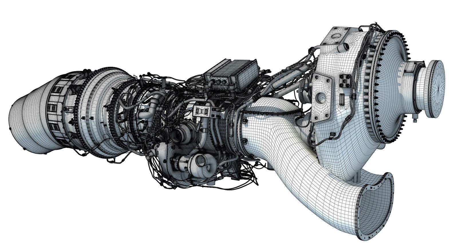Europrop TP400-D6 Engine 3D Model