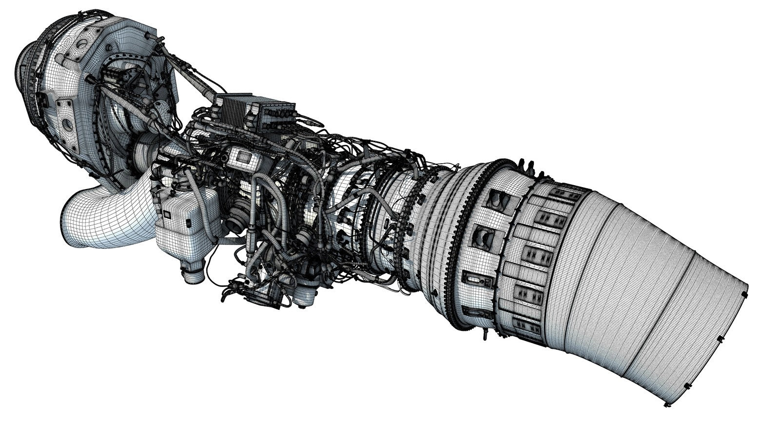 Europrop TP400-D6 Engine 3D Model