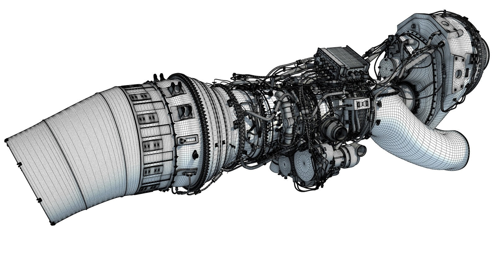 Europrop TP400-D6 Engine 3D Model