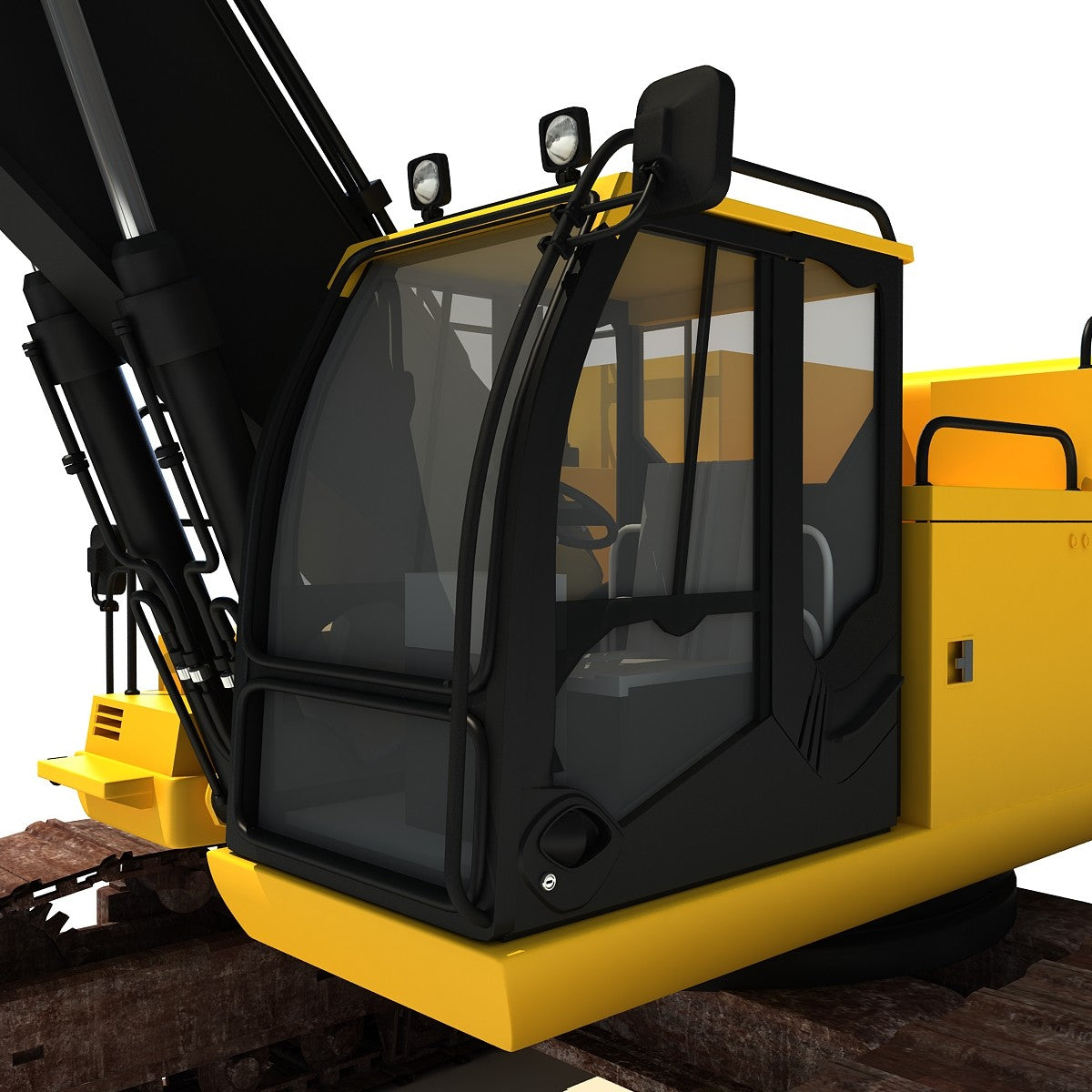 Excavator 3D Model