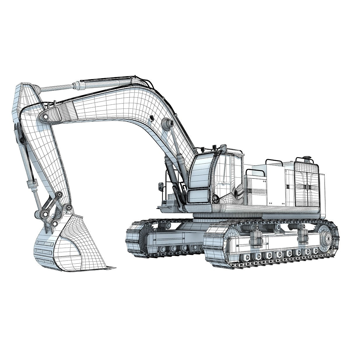 Excavator 3D Model