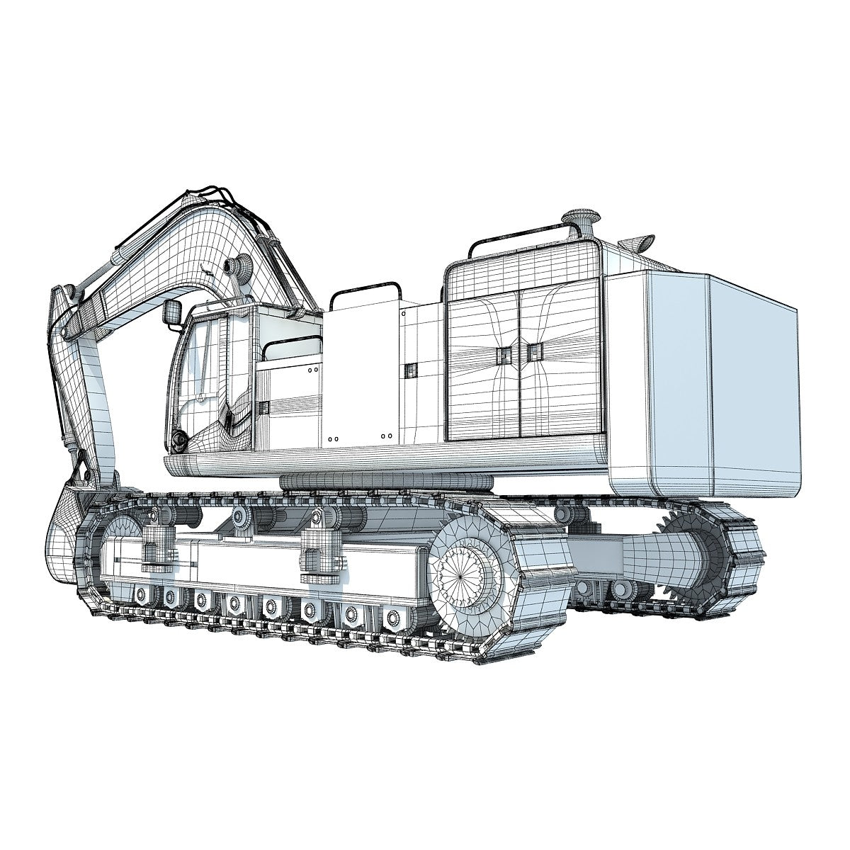 Excavator 3D Model