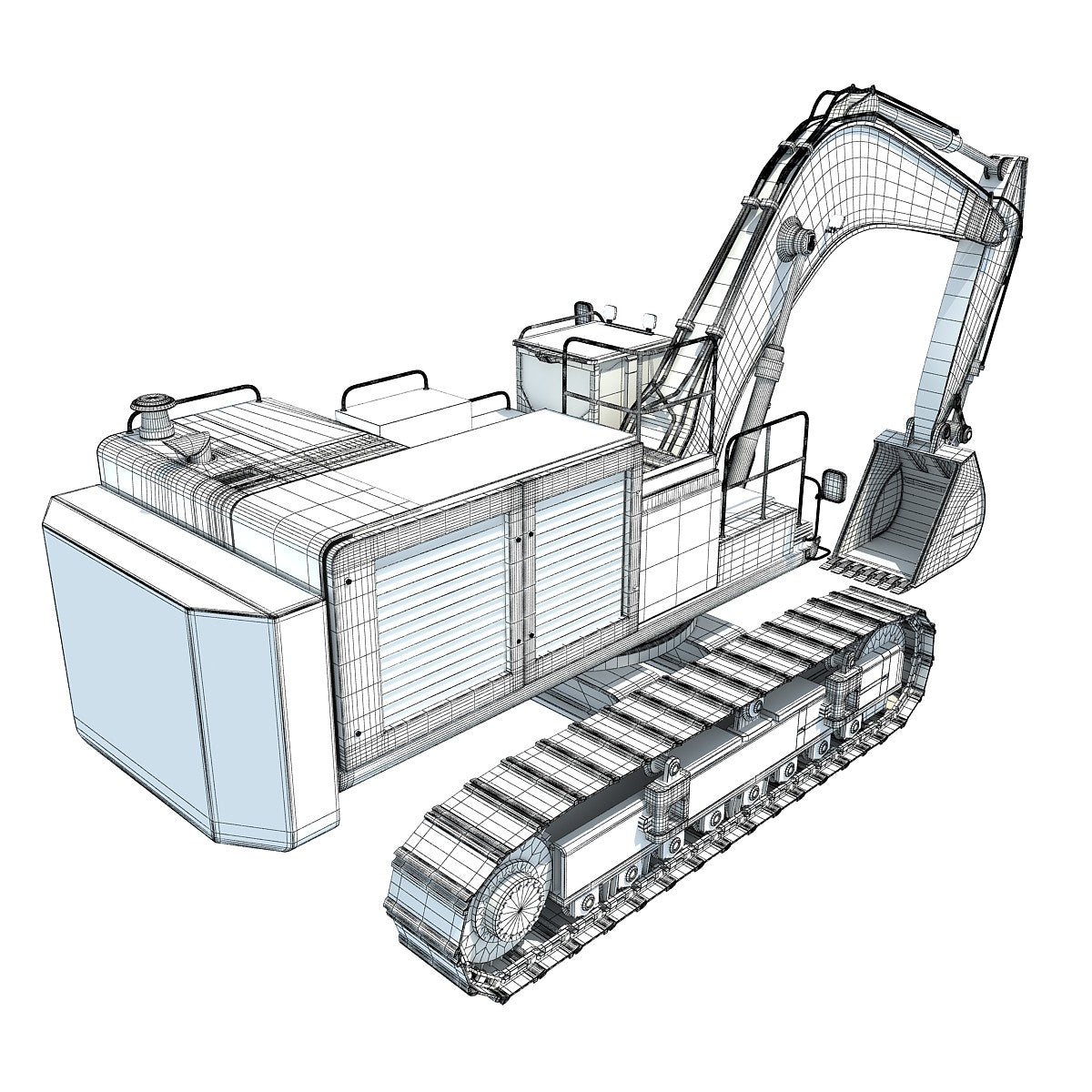 Excavator 3D Model