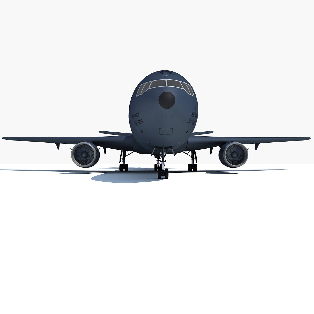 3D Extender Refueling Aircraft Model