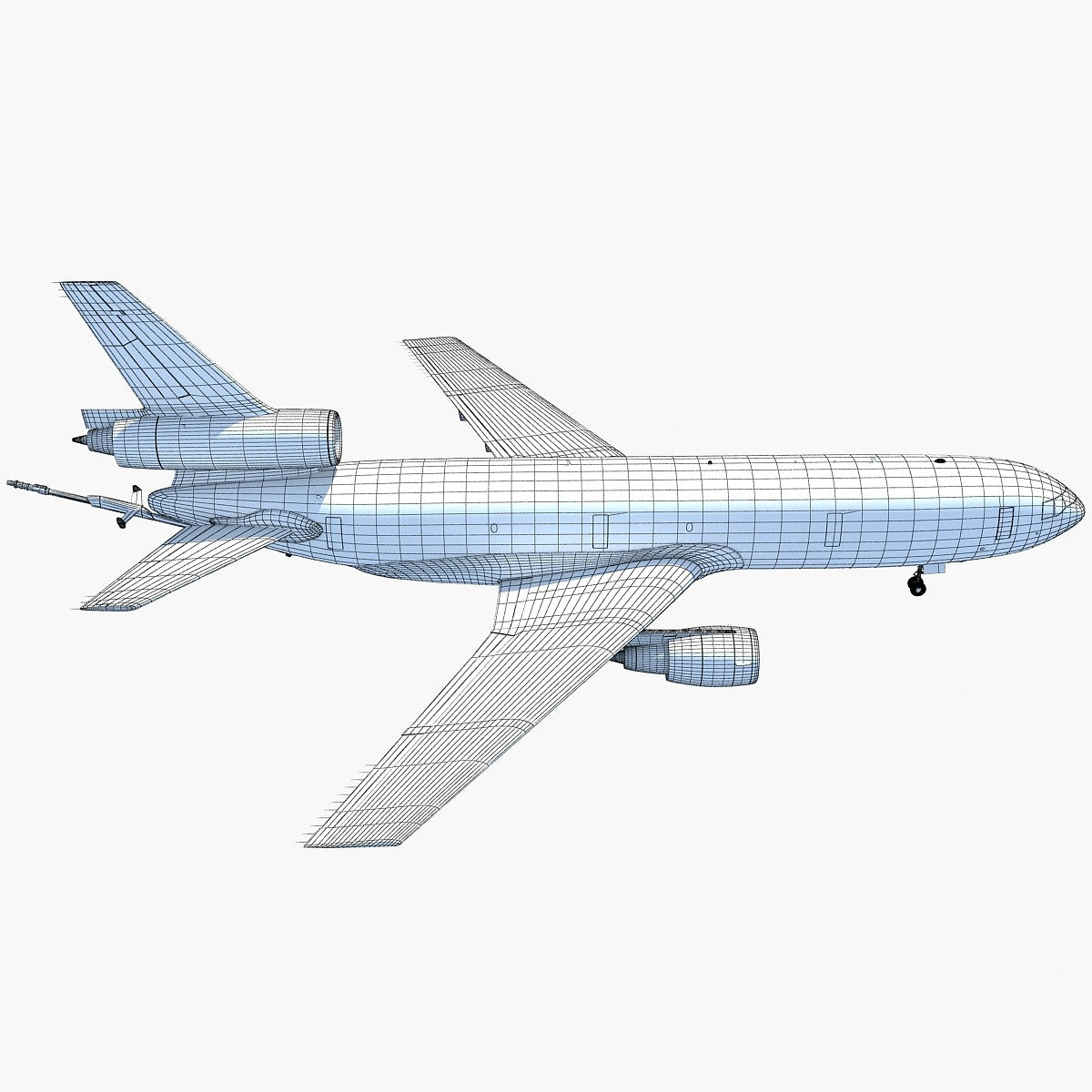 3D Refueling Aircraft Model