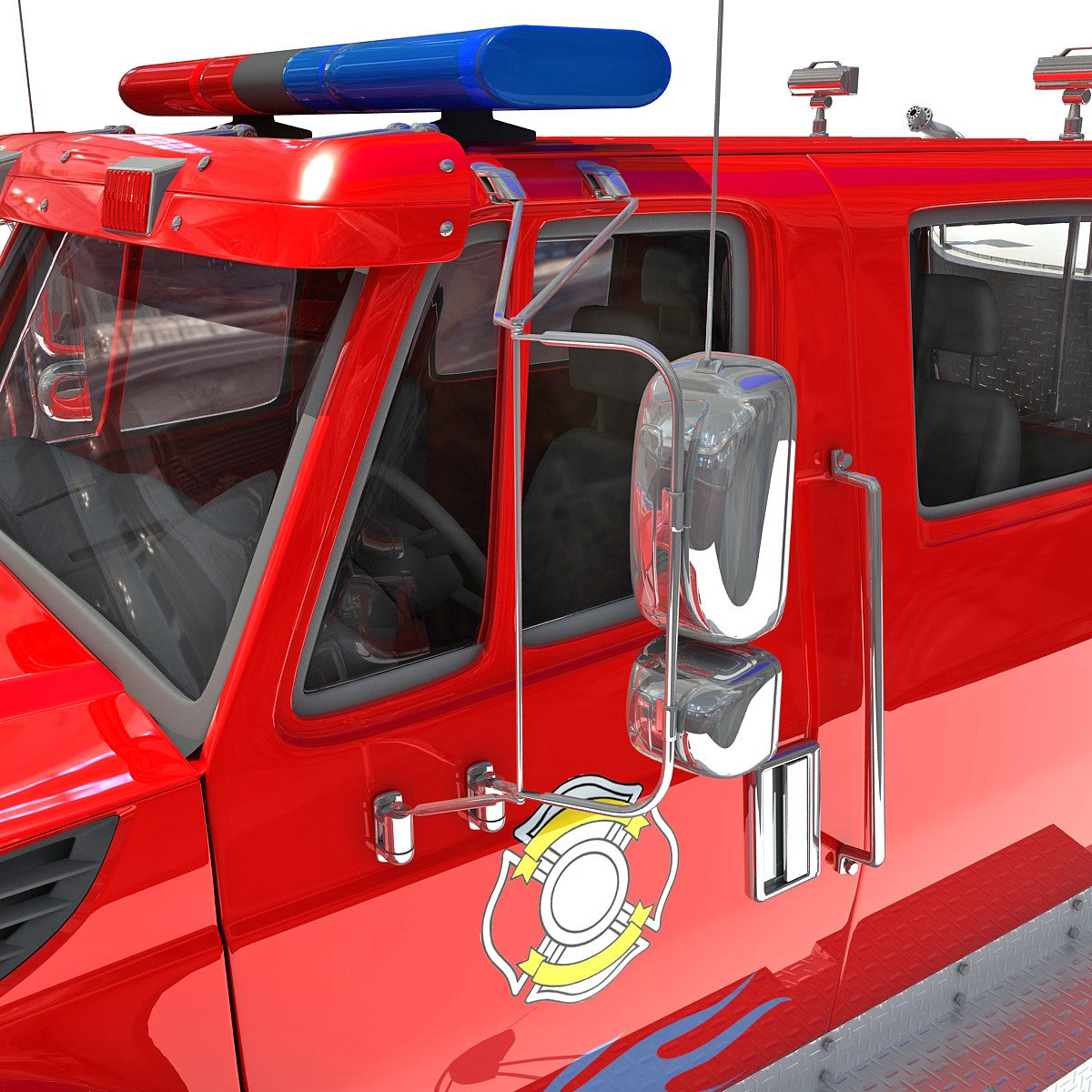 Fire Truck 3D Model