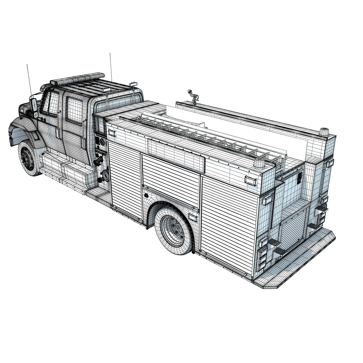 Fire Truck 3D Model