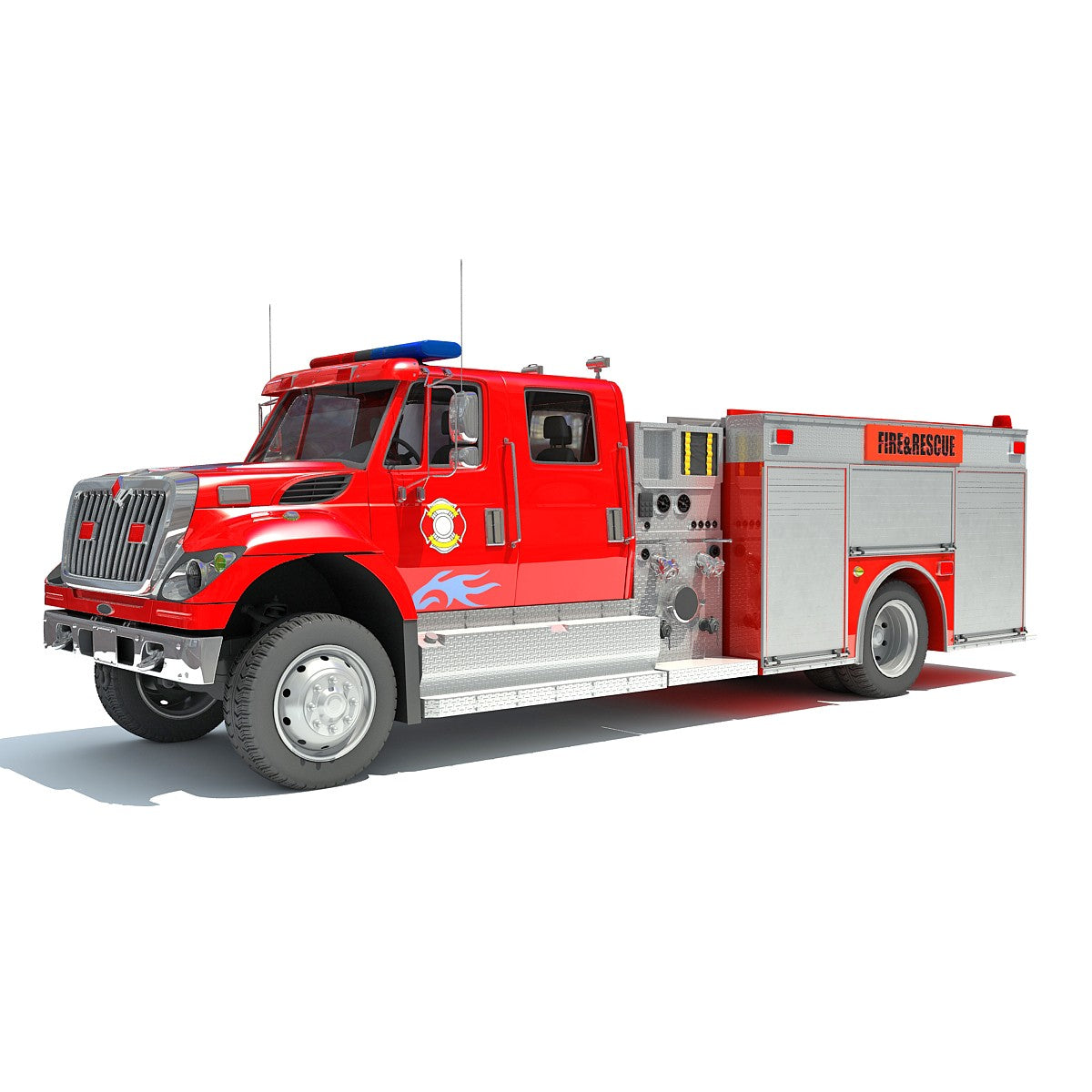 Fire Truck 3D Model