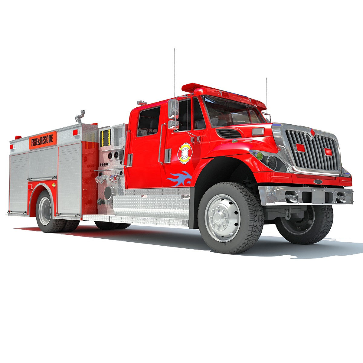 Fire Truck 3D Model