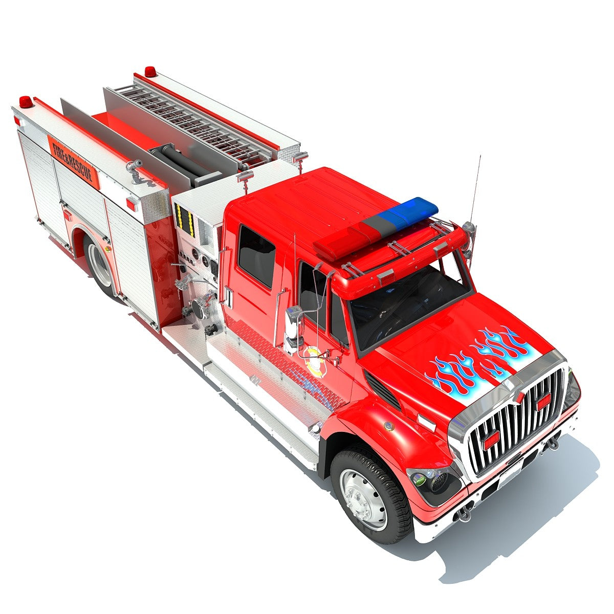 Fire Truck 3D Model