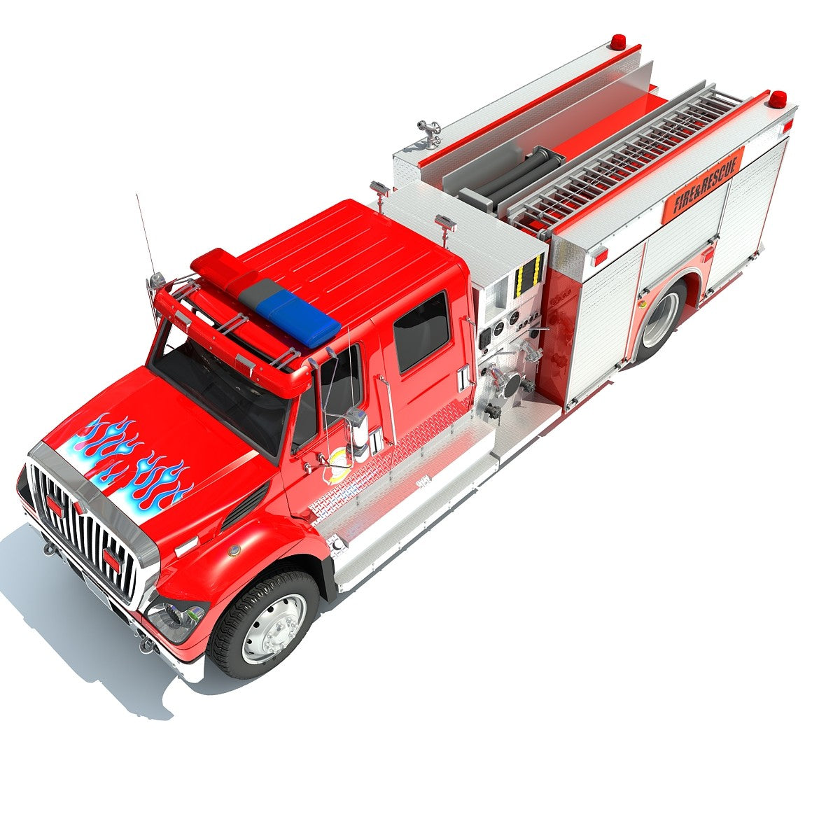 Fire Truck 3D Model