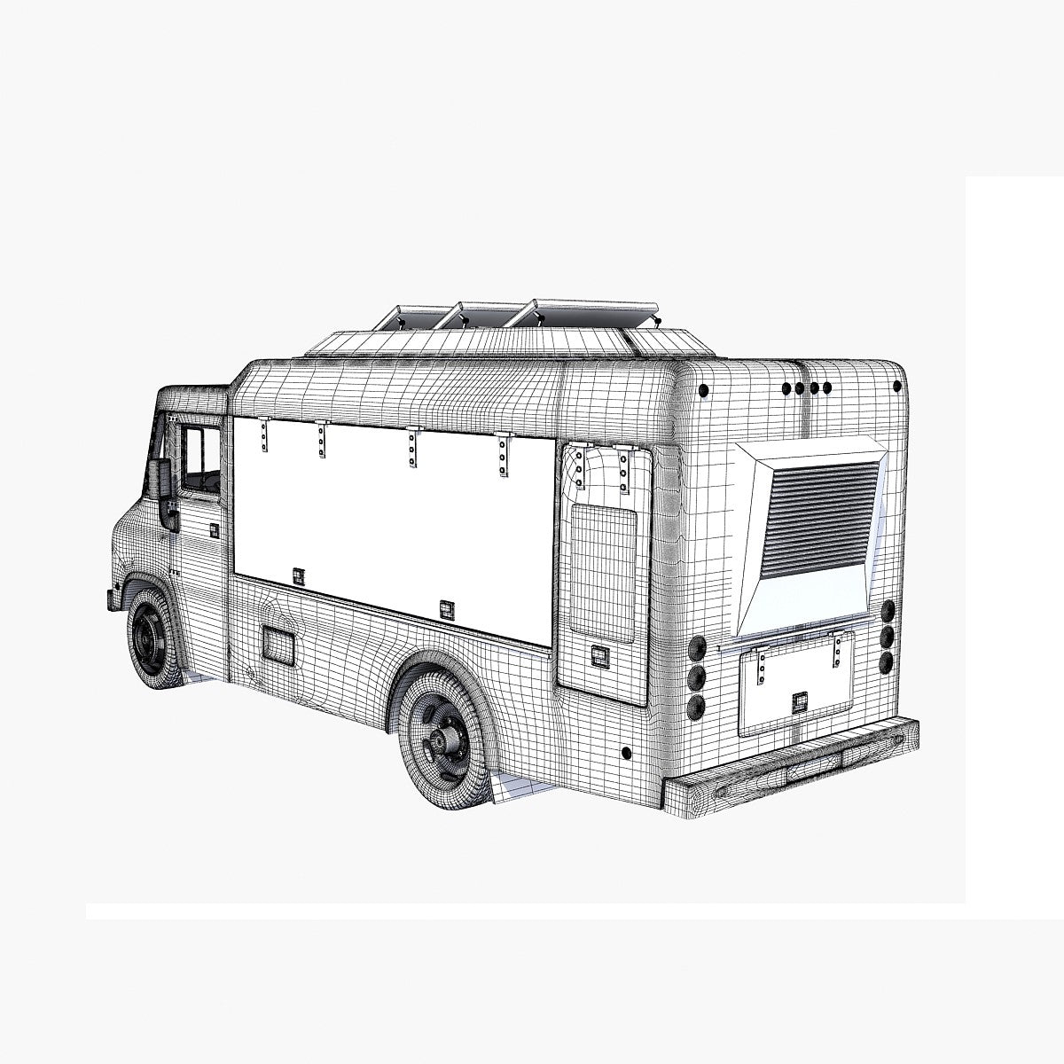 Food Truck 3D Model