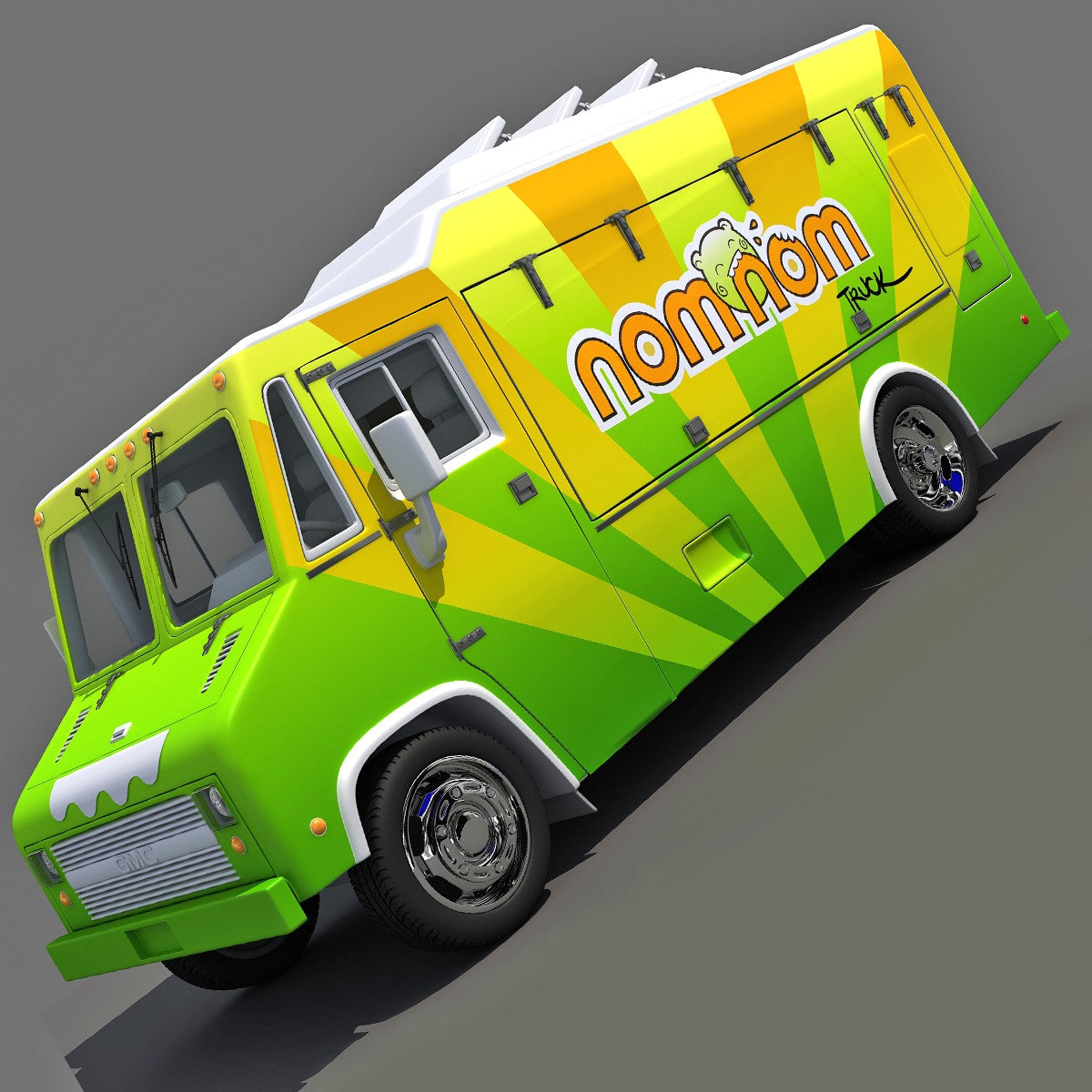 Food Truck 3D Model