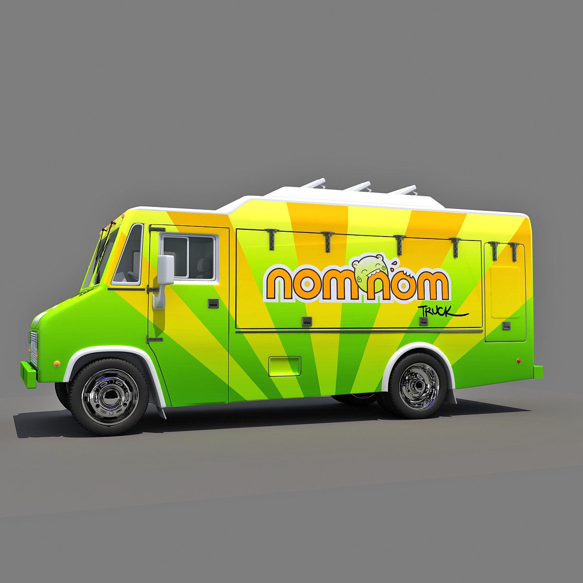Food Truck 3D Model