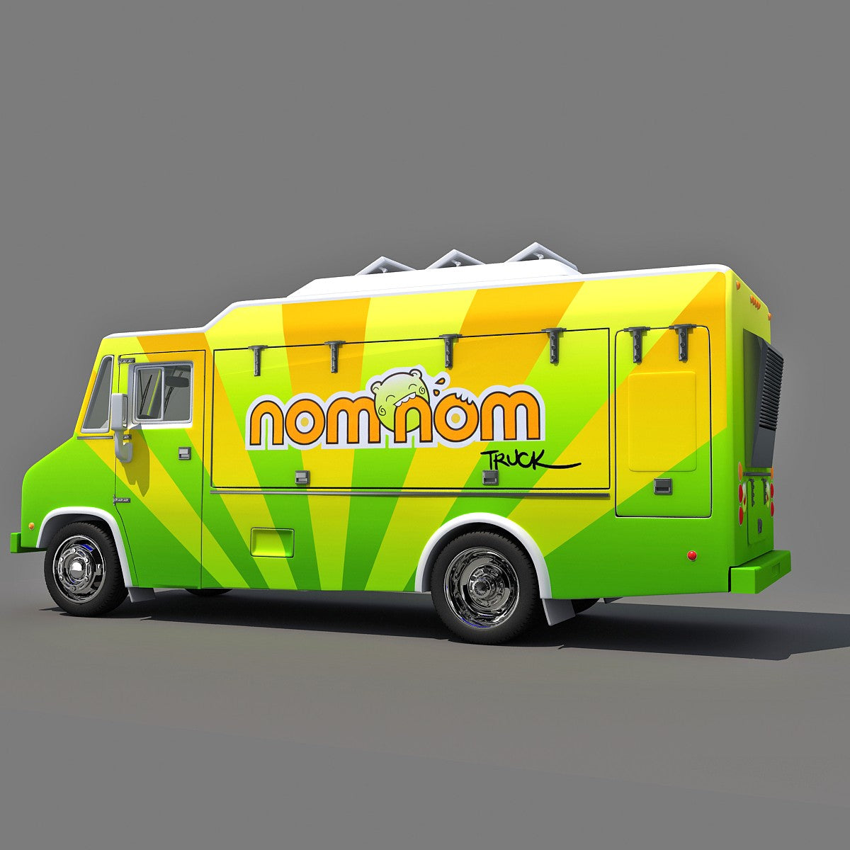 Food Truck 3D Model