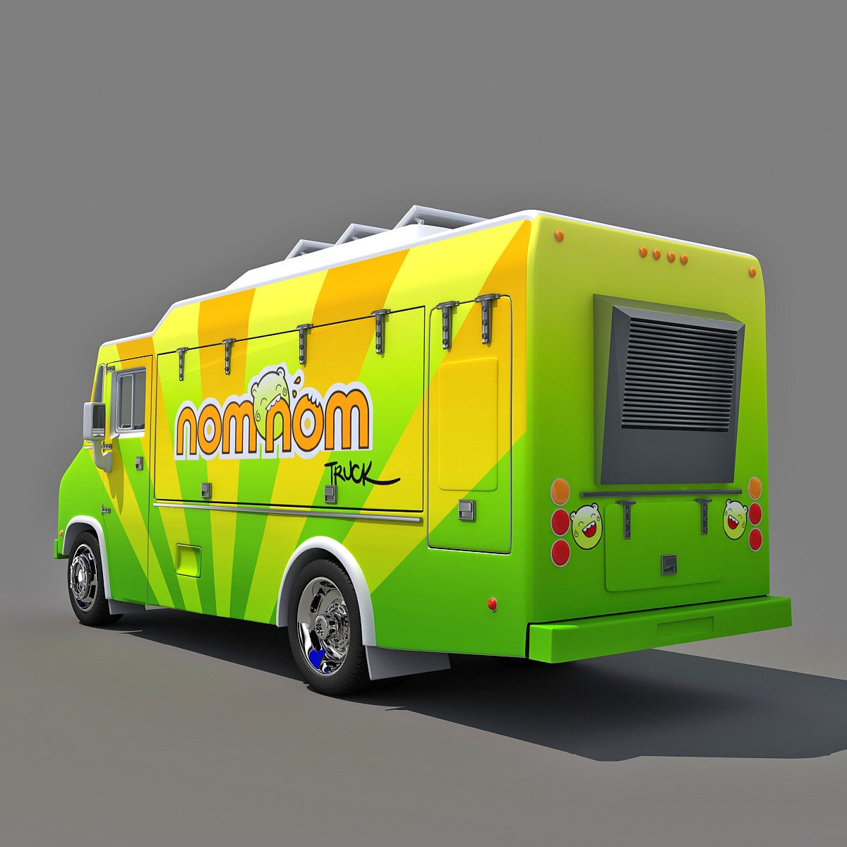 Food Truck 3D Model