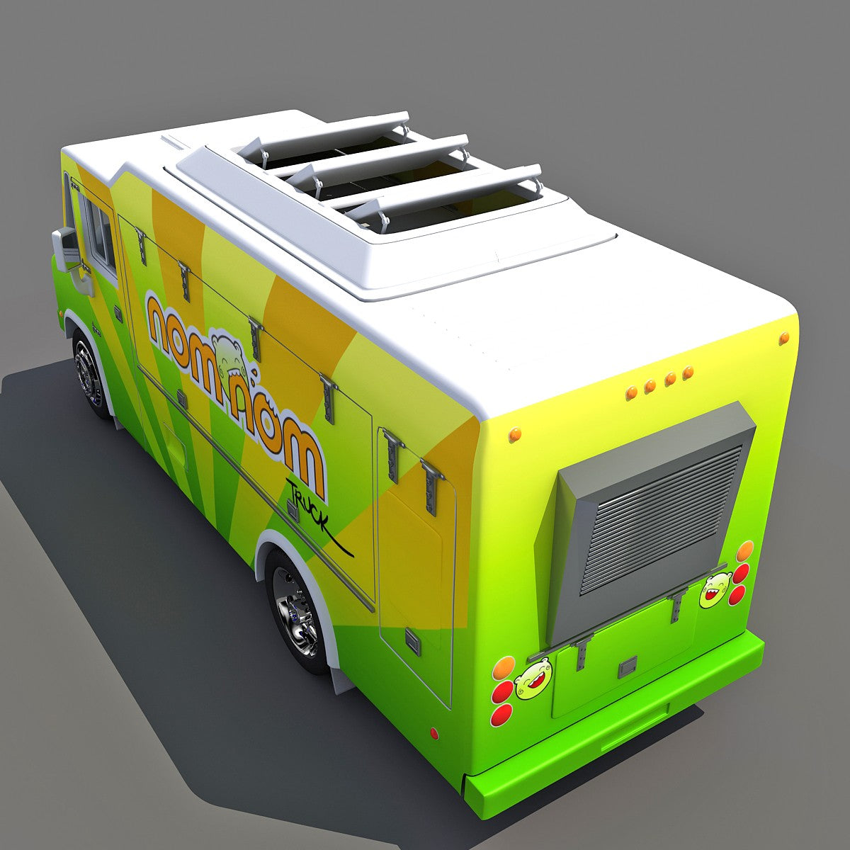 Food Truck 3D Model