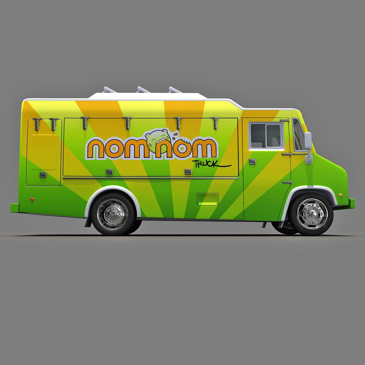Food Truck 3D Model