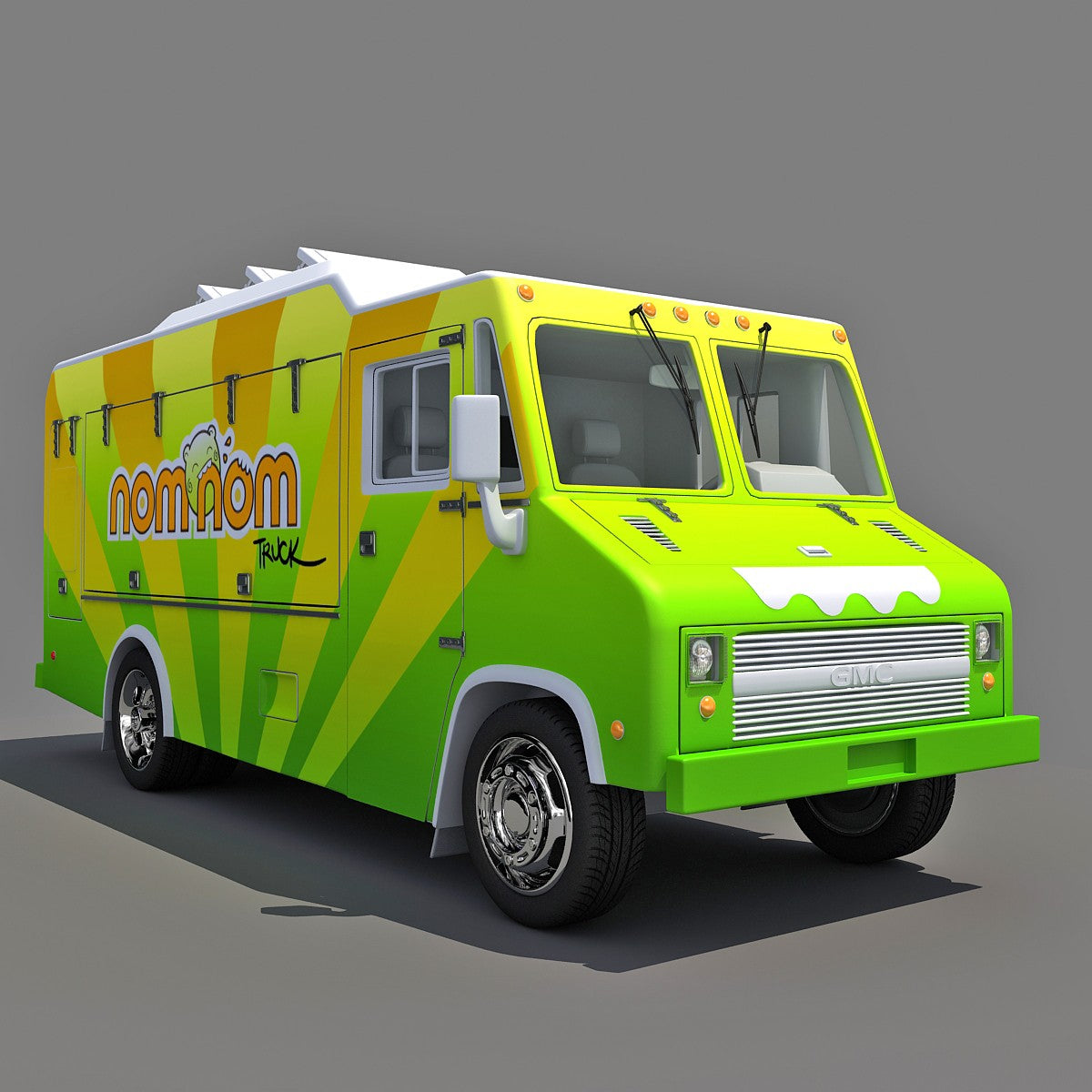 Food Truck 3D Model