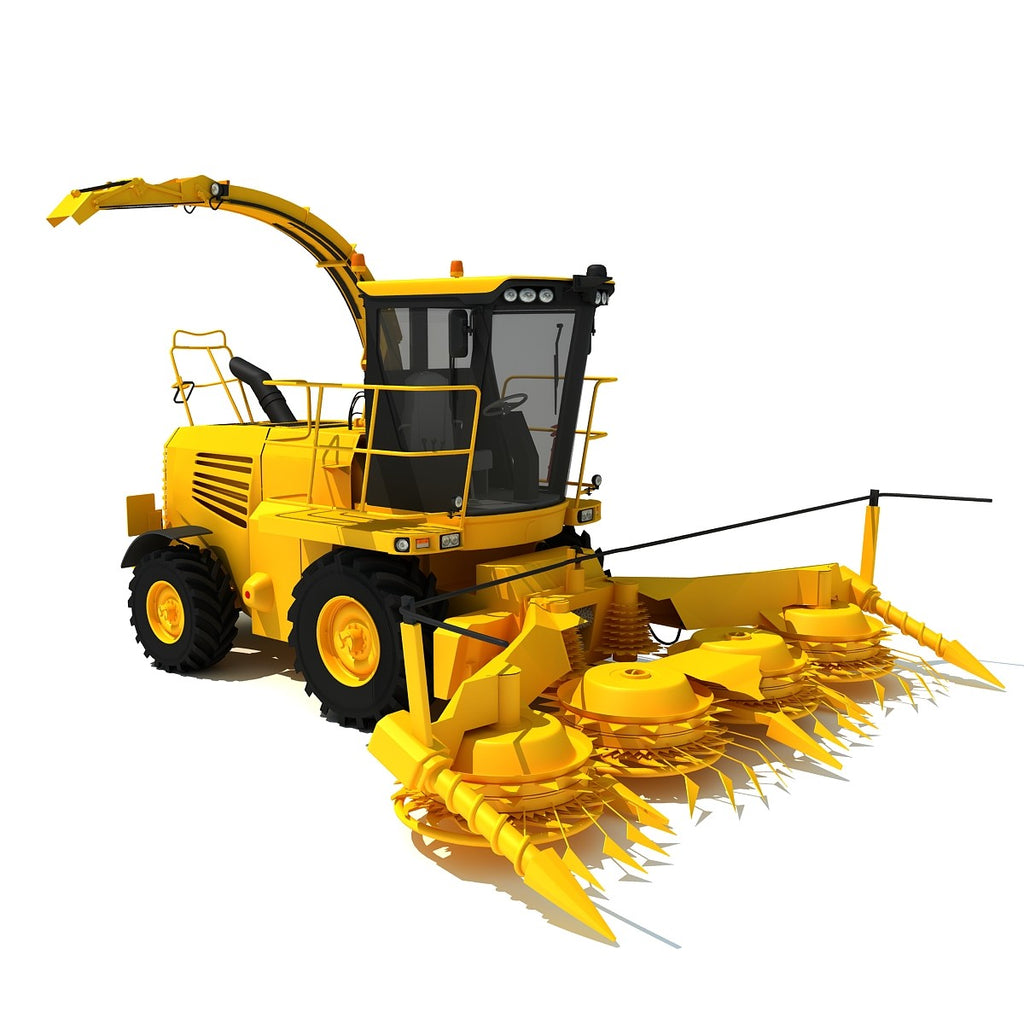 Forage Harvester 3D Model