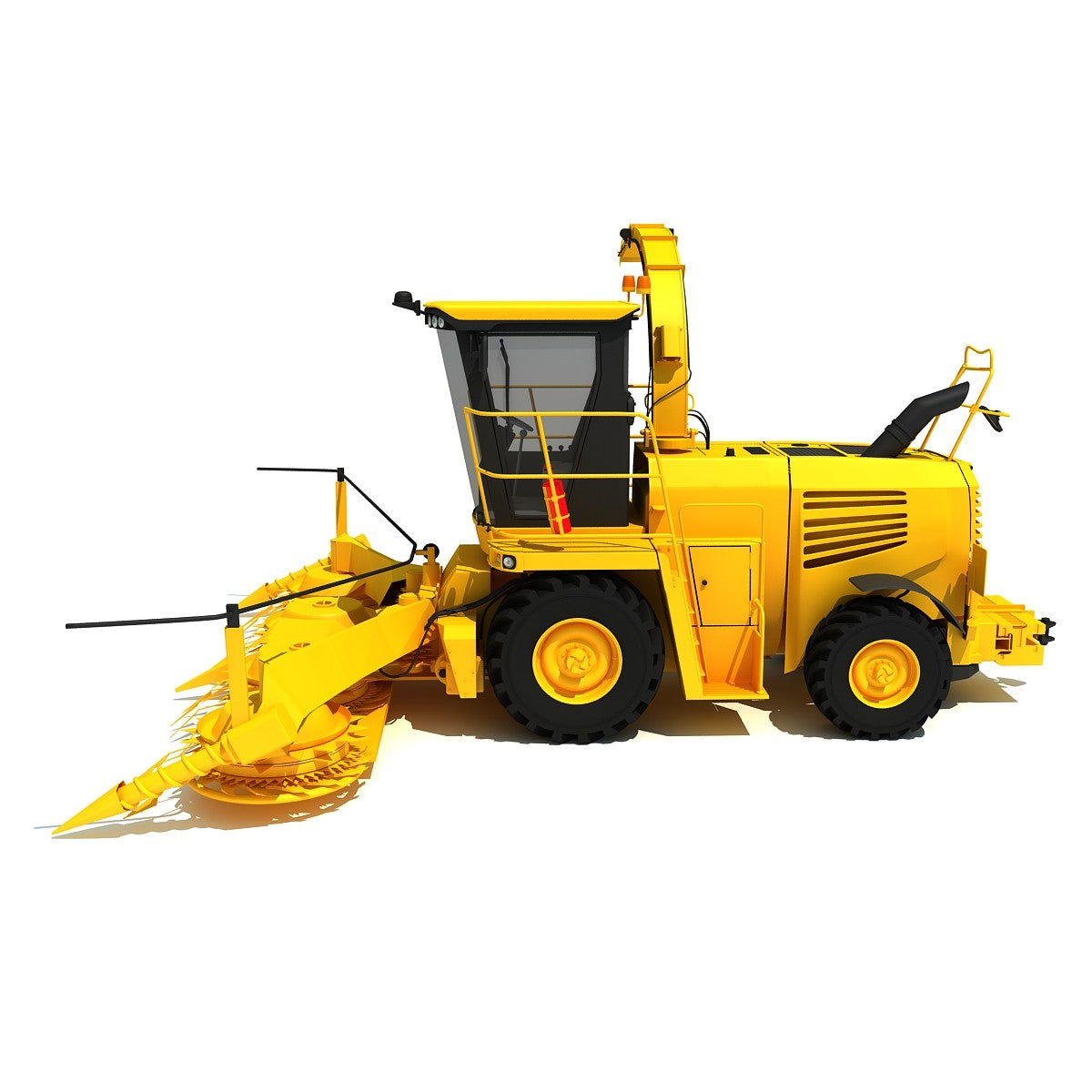 Forage Harvester 3D Model