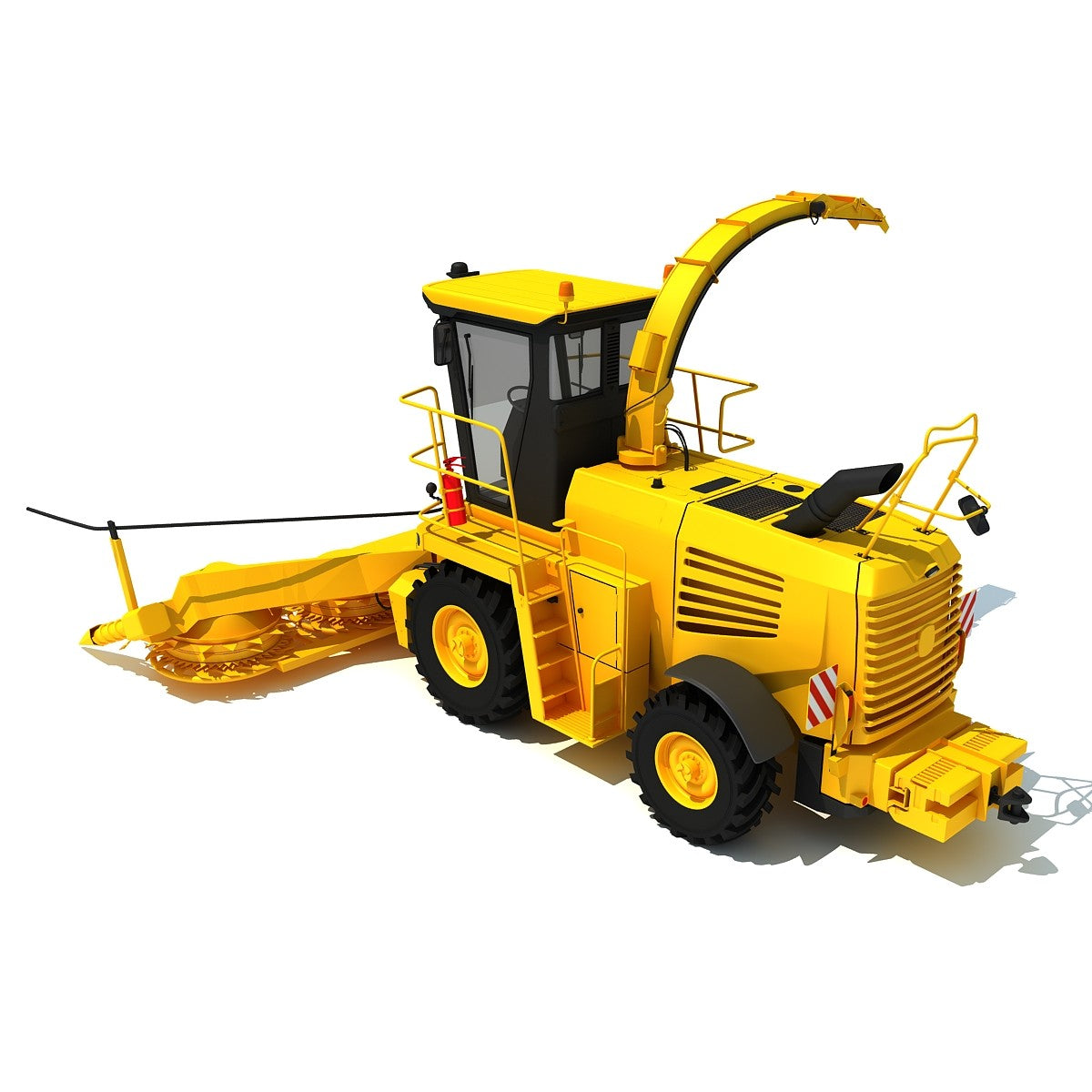 Forage Harvester 3D Model