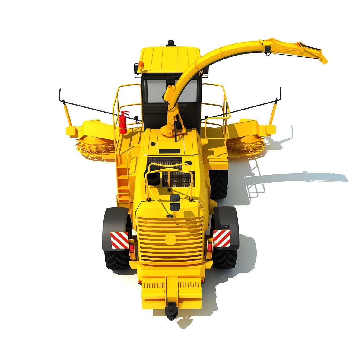 Forage Harvester 3D Model