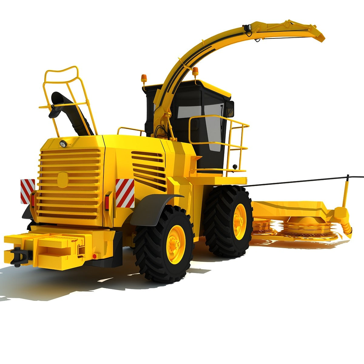 Forage Harvester 3D Model