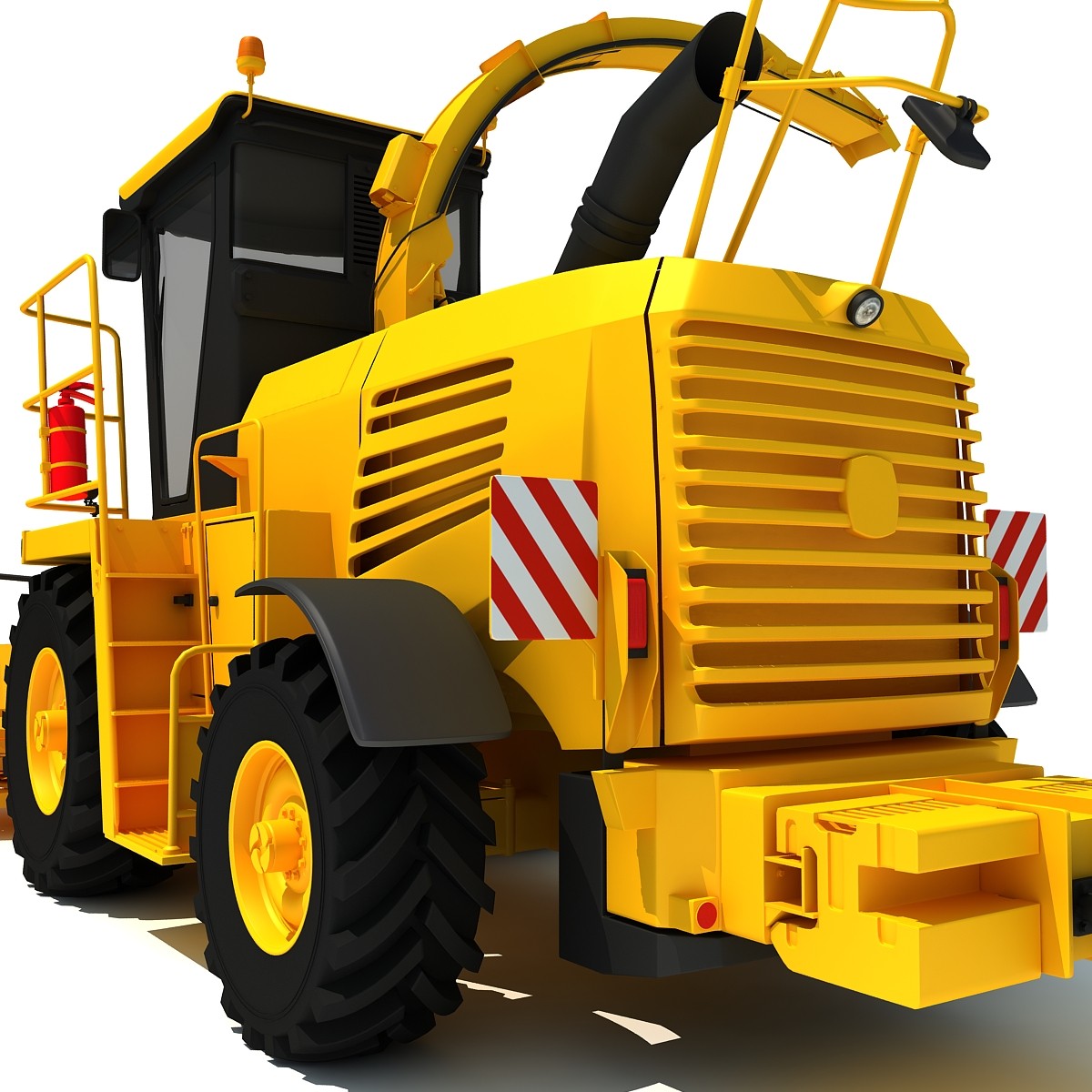 Forage Harvester 3D Model