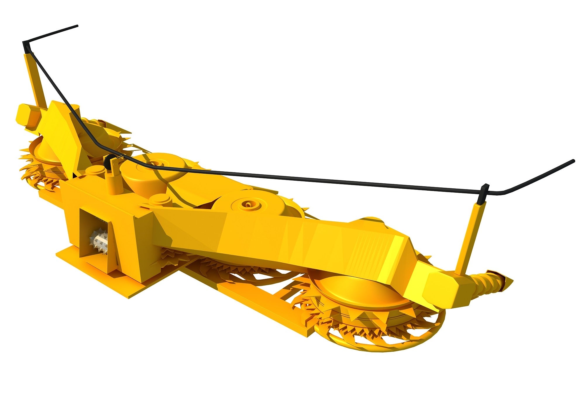 Combine Header 3D Model
