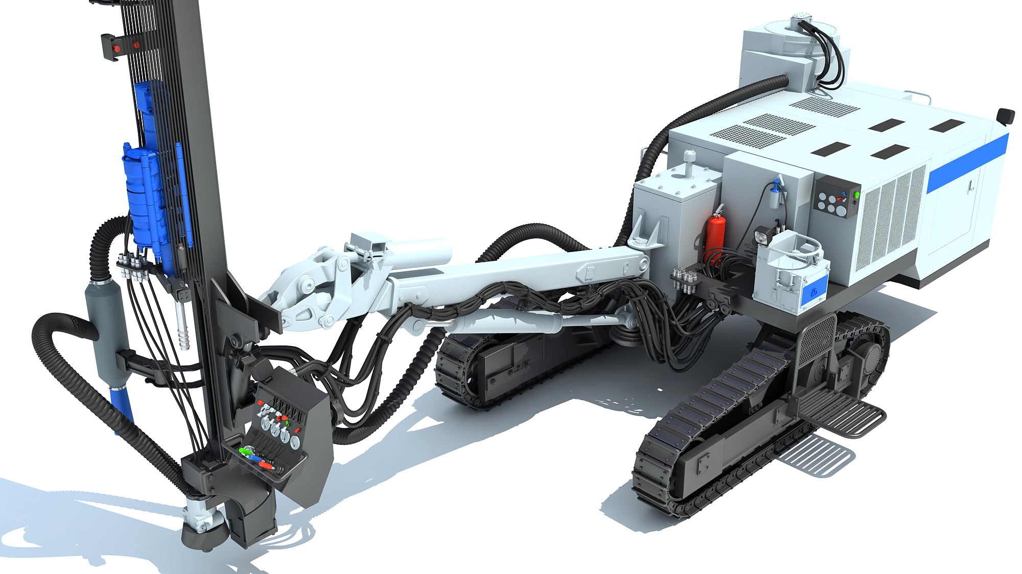 Foreuse Furukawa HCR 900 Rock Drilling Rig – 3D Horse