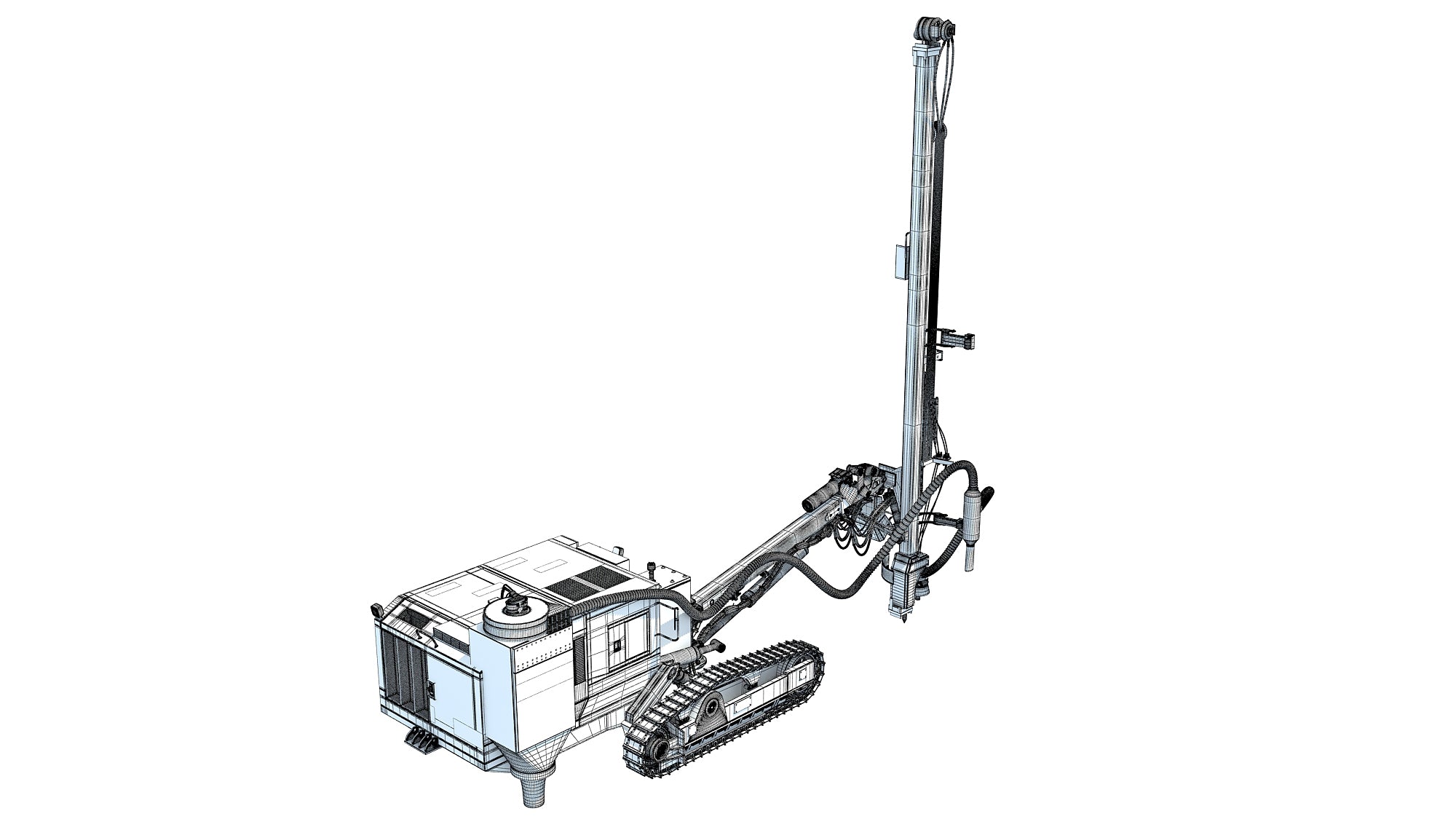 Foreuse Furukawa HCR 900 Rock Drilling Rig – 3D Horse