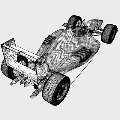 Formula 1 3D Model