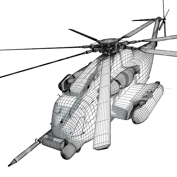 3D Helicopter Super Stallion