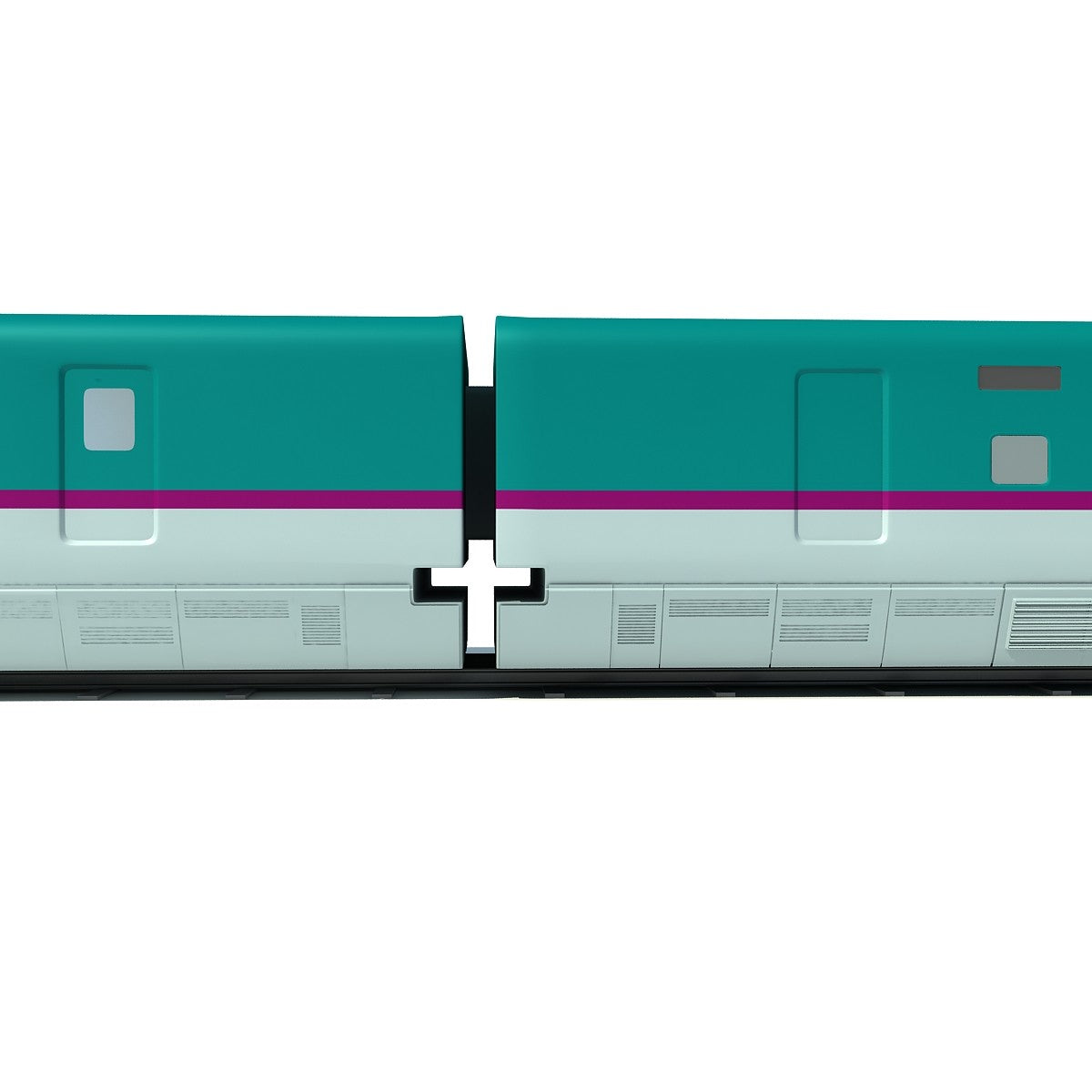 High Speed Train 3D Model